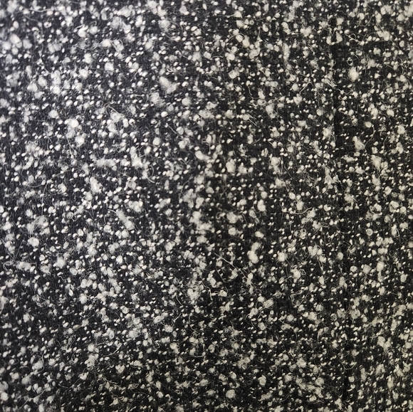 J. Crew wool blend black & white marled boucle tweed jacket size 8 - Picture 11 of 11